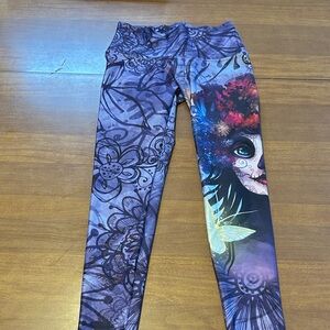 Sadhana Women's Yoga Leggings Size M/ L - BOHO- Mystical-